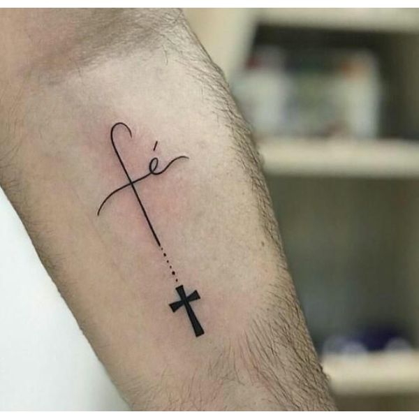 tatuajes de cruz de fe efectos