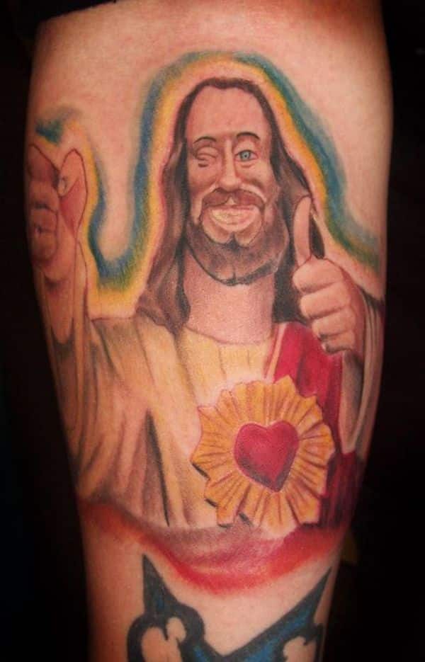 tatuajes graciosos de memes el cristo