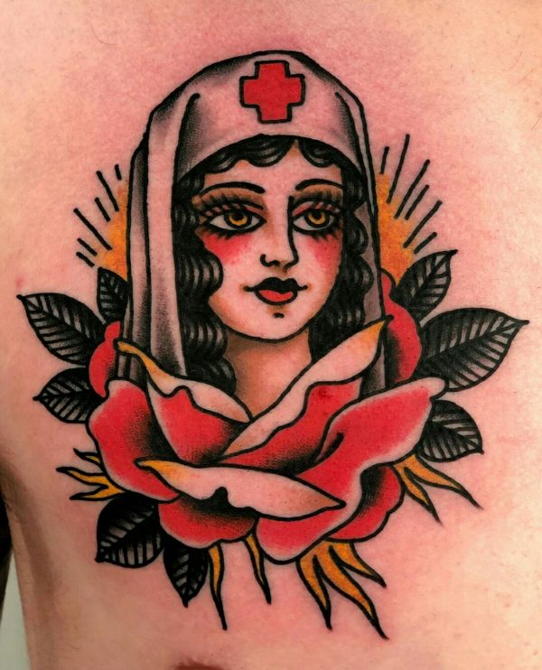 tatuajes para enfermeras pequeños celestial