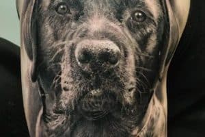 tatuajes de animales realistas perros
