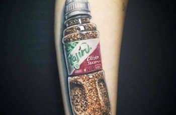 Estilos en tatuajes de bandera de México en 2 modalidades