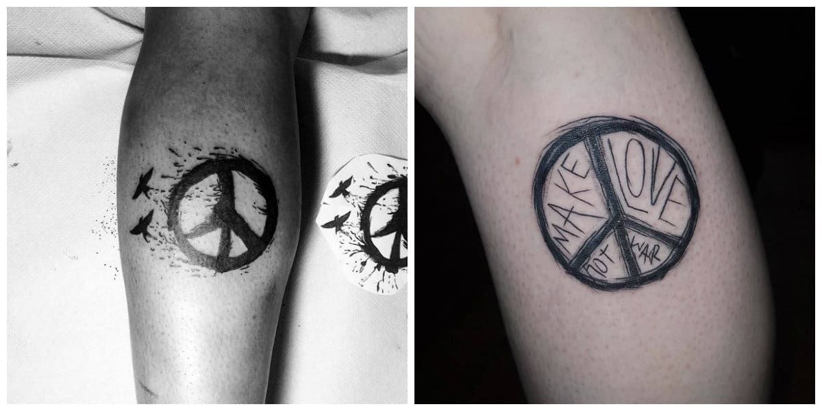 tatuajes símbolo de la paz ideas y estilos