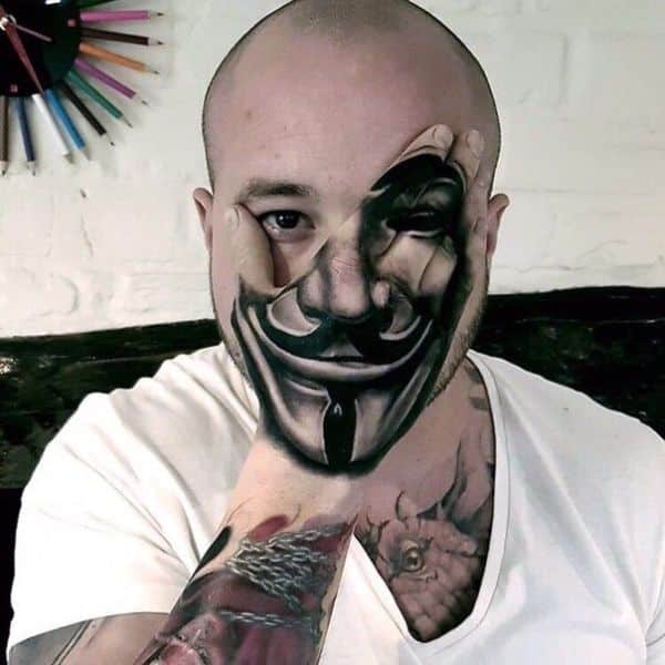 tatuajes de sonrisas macabras 3d