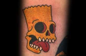 Los diferentes tatuajes de Bart Simpson homenaje 2022