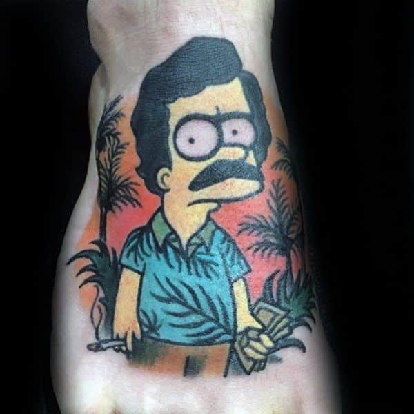 tatuajes de Bart Simpson versión adulta