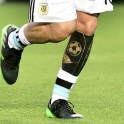 Los tatuajes de messi en la pierna y su campeonato 2022