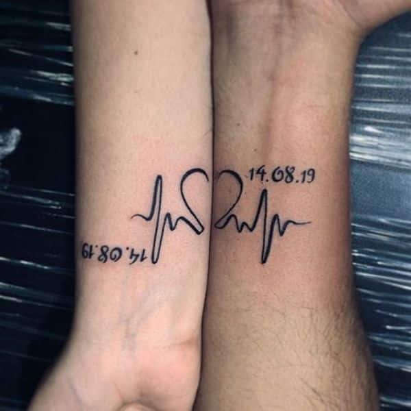 novios tatuajes de parejas complemento