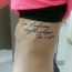 Algunos tatuajes de frases en la costilla en 2 posiciones