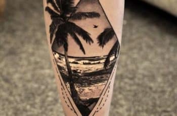 Diseños en tatuajes de playa y mar verano 2023