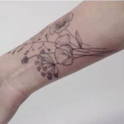Los tatuajes delicados para mujer en 6 zonas del cuerpo