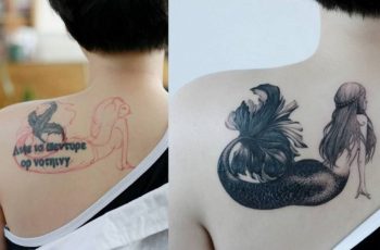 La flor como cover up tattoo mujer y otra 2 ideas más