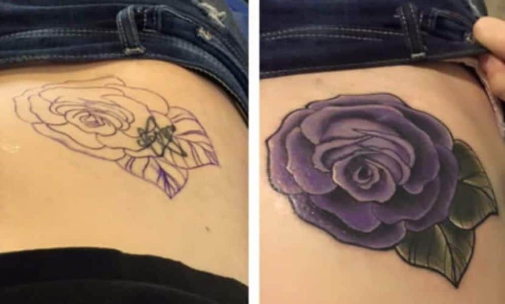tatuajes para cover up pequeños